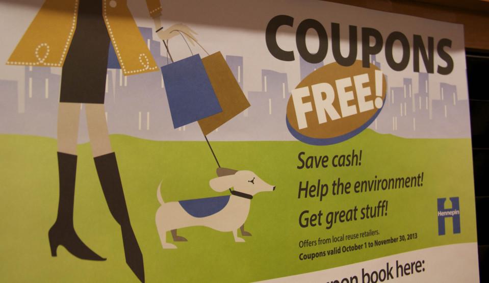 Coupon book offers secondhand savings