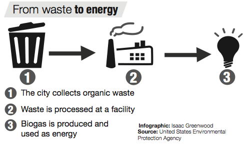 Organic waste powers community