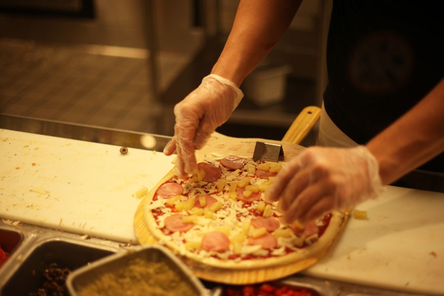 Customers at Blaze Pizza can walk in and order a Build Your own pizza letting you choose from all of their toppings