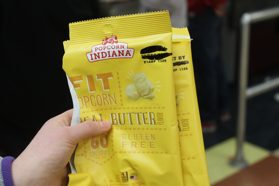 Lunchroom staff served popcorn bags with crossed out past expiration dates Jan. 7. District food production manager Tami Borgen said the staff will revise their protocol for dealing with expired food.
