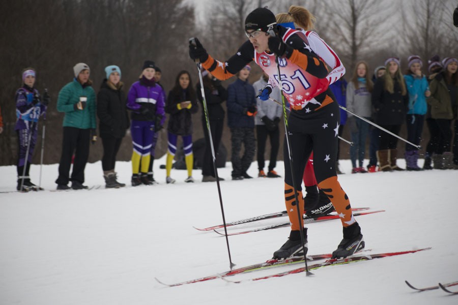 Senior Ben Chong  surges from the starting line in his heat at Hyland Hills Park Reserve Jan. 7. He placed fifth.