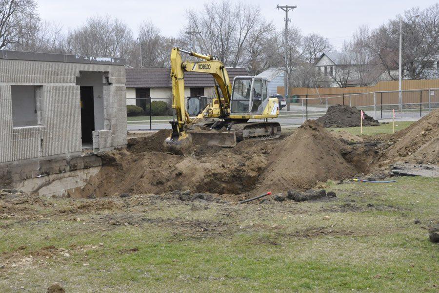 Construction began at the stadium earlier in the year, making it difficult for teams such as boys lacrosse to find field space. 