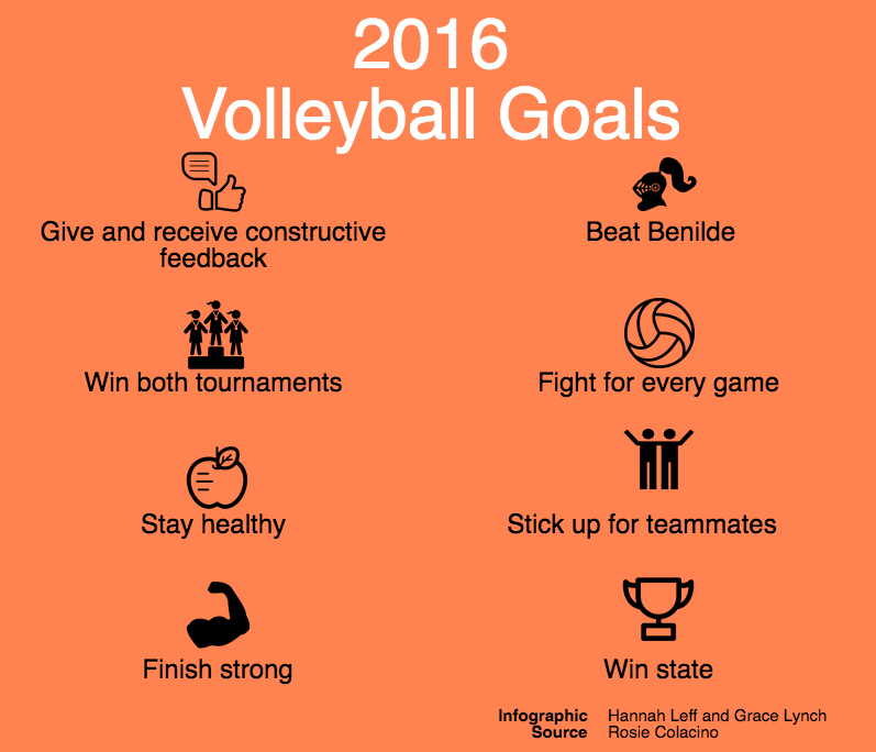 Volleyball makes goals for the season