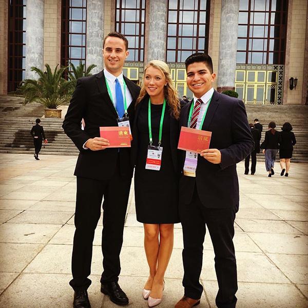 Park alumni William Morrow represented the official delegation to the 2016 Y20 World Youth Summit in Beijing and Shanghai. Morrow is on track to graduate from the University of California-Berkeley this spring.