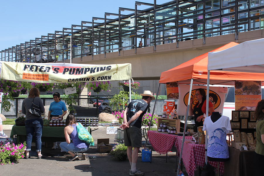 The Midtown Farmers Market on May 13. 