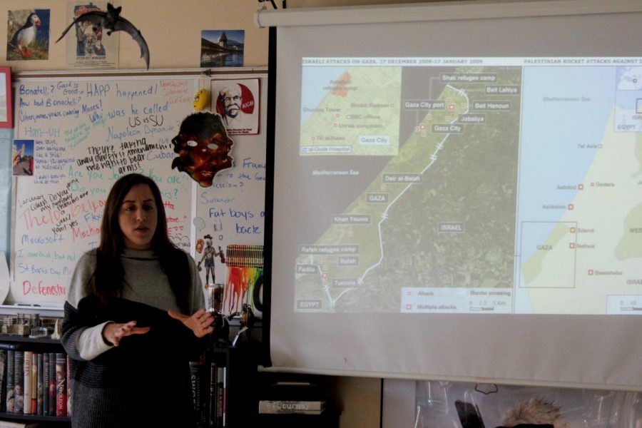 Shir Bukra speaks about growing up in Israel and her time serving in the Israel Defence Forces Oct. 25.