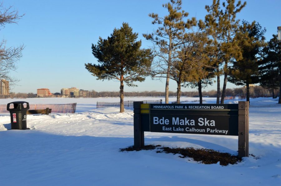 Updated signs replace former Lake Calhoun signs and advocate for Native American heritage. New signs were placed Jan. 29.