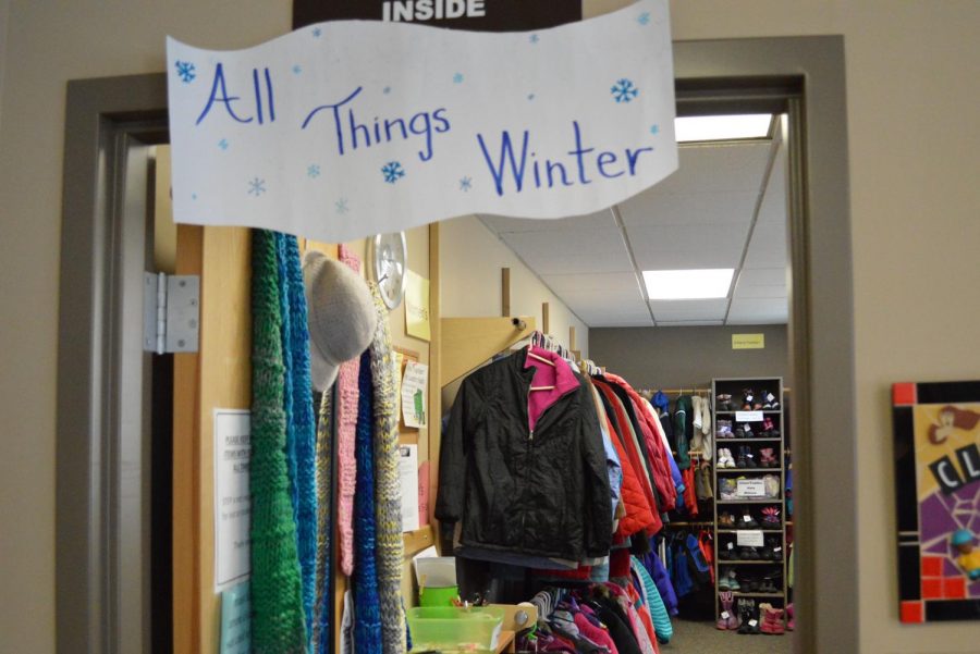 The clothes closet at STEP, which provides winter wear for those who need. 6812 West Lake St., St. Louis Park is STEP’s location.