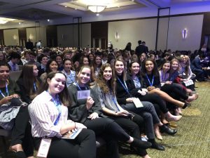 DECA attended the fall leadership conference at the Hyatt Regency in downtown Minneapolis. 