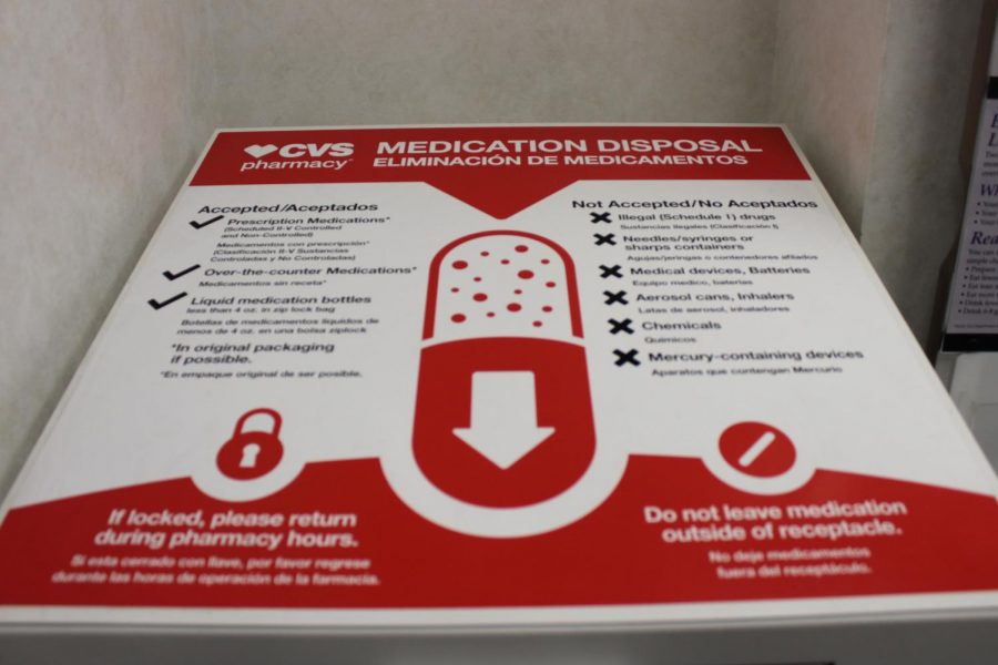 CVS pharmacy has a medication disposal for prescription medications, over the counter medications and liquid medication bottles. CVS does not accept illegal drugs, needles, medical devices, inhalers, and mercury containing devices.