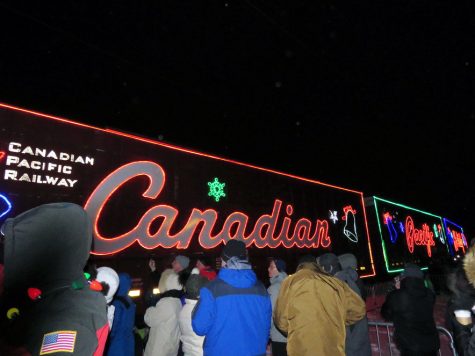 The Canadian Pacific Holiday Train made its way to St. Louis Park for the third year in a row 6 p.m. Dec. 12. The train stopped right outside of STEP, south of Lake Street, so people could bring in money and food donations while enjoying music at the event.