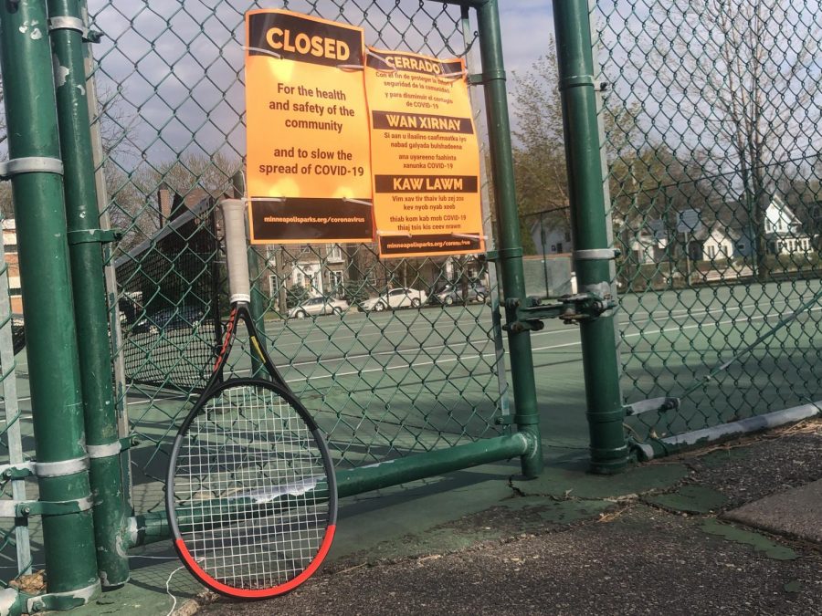 Photo illustration by Colin Canaday. According to an announcement by the Minneapolis Parks and Recreation Board April 24, many facilities found in public parks will be closed or removed. Among the services removed are tennis nets, an unfortunate and unnecessary decision by the Park Board.