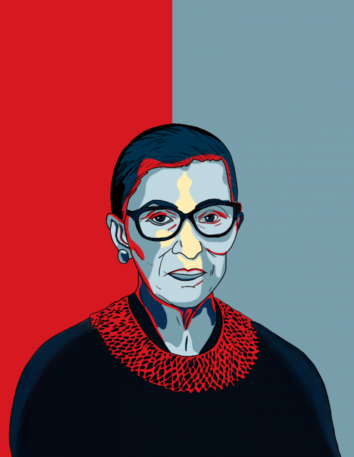 Ruth Bader Ginsburg, deceased Supreme Court Justice who fought for the rights of American women.