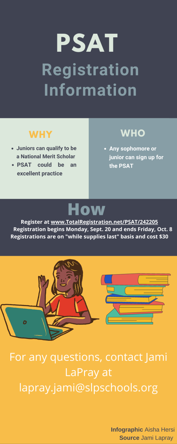 Registration opens for PSAT The Echo