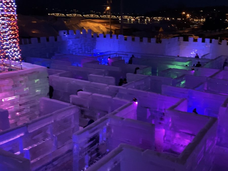 Stillwater Ice Palace Maze at The Zephyr Theatre. Maze opened Feb. 20 and closed Feb. 27. 