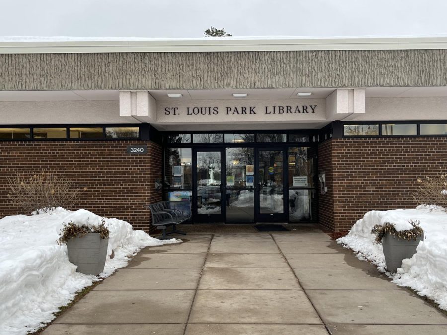 St. Louis Park Library on Jan. 1.  The Library reopened after being recently remodeled and is now open to the public.