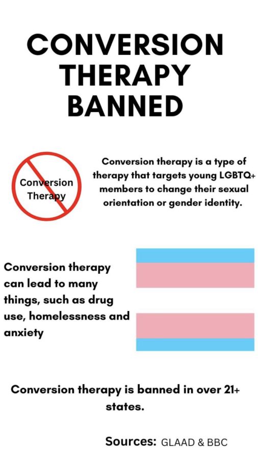 The+infographic+above+shows+how+conversion+therapy+affects+LGBTQ%2B+members.+Conversion+therapy+is+a+practice+banned+in+over+21+states.