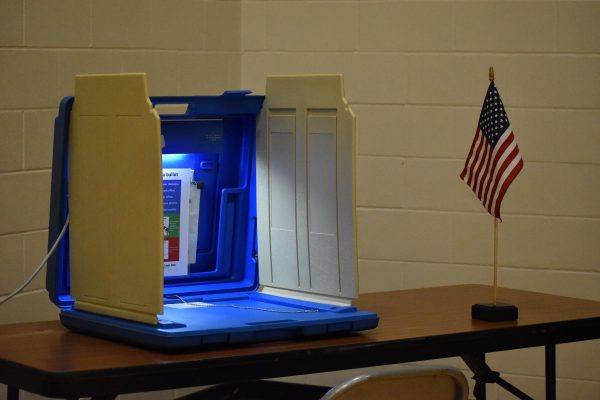 Community memberrs voted in the Park High School activity center on Nov. 7. The Park election happened last week.