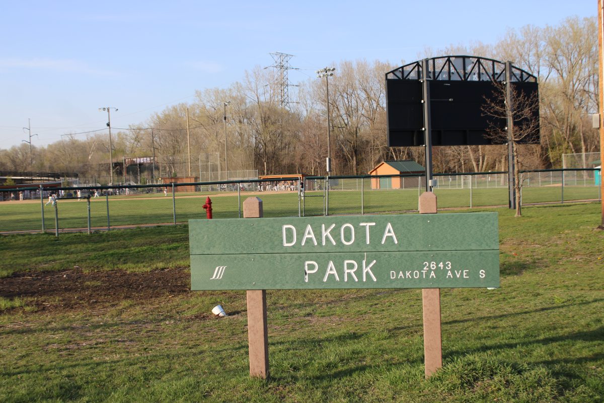Nelsons Park (Dakota Park) hosts the varsity baseball games. Right around the corner is also a bunch of softball fields and basketball courts.