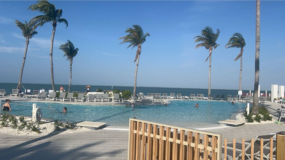 A+view+overlooks+the+Gulf+of+Mexico+in+South+Florida.+Florida+is+a+popular+vacation+destination+for+spring+break+travelers.