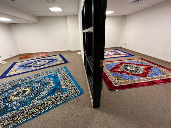 The prayer room for Muslim students that are observing Ramadan April 9. The creation of this space is one of the ways that Park is trying to support the Muslim students at Park.