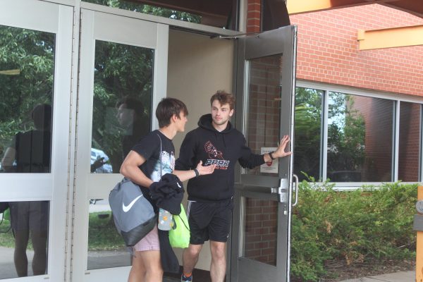 Senior Jakob Eenigenburg leaves school for track May 30. Many student-athletes have to miss school for sports.