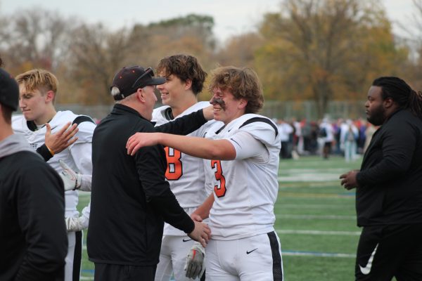 Senior Nate Nowak said his goodbyes Oct. 26. This was Park's last game of the season.