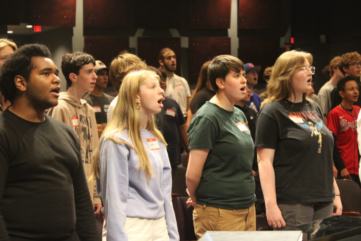 Park students sang at the yearly tenor-bass choir festival on Sept. 30. Along with them were other Minnesota high school students.