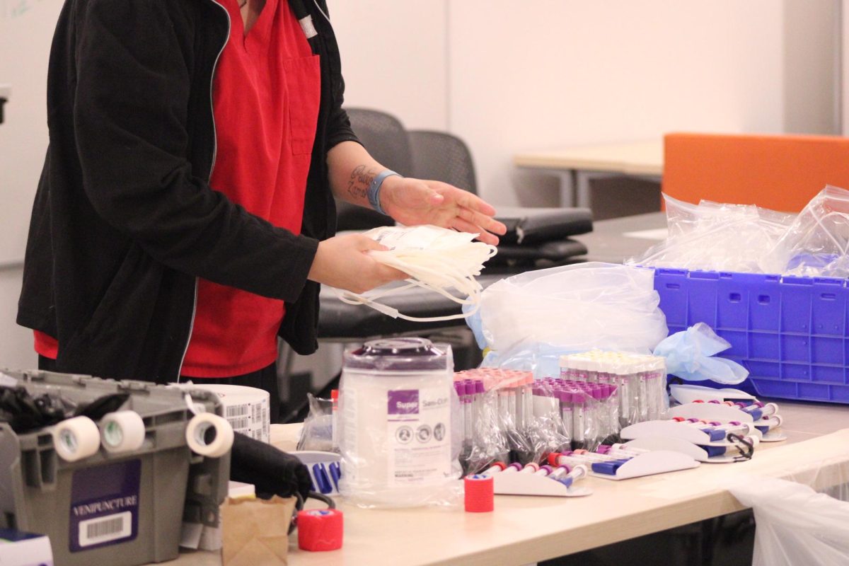 On Dec. 10 Park hosted a blood drive for students to donate.The Red Cross collects blood donations from 4.5 million people each year. 