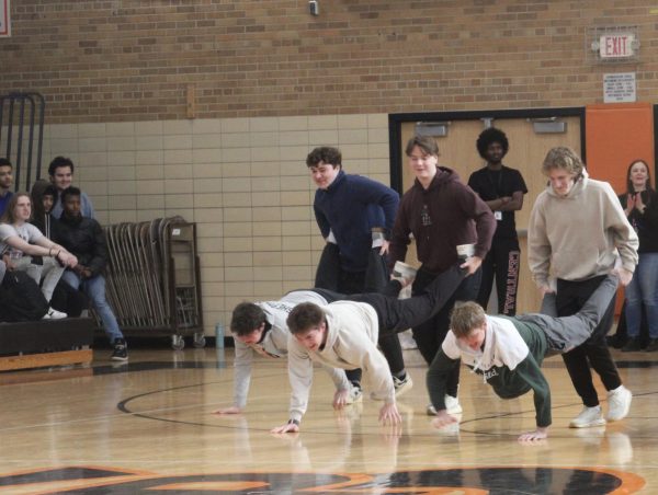 Even without a winter dance, the student council still had the winter pep fest. The pep fest included new activities, all designed to increase community pride.